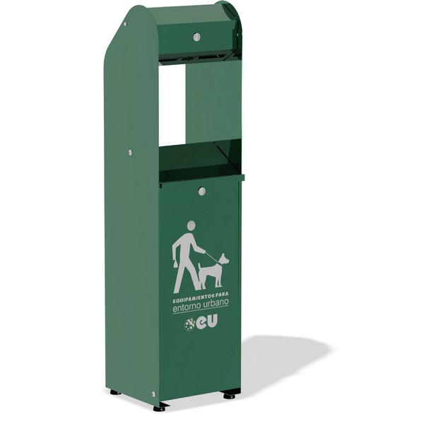 Dispensador – Papelera Pipican verde