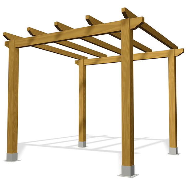 Pérgola de madera